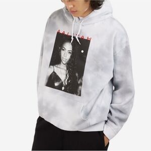 🆕️ Aaliyah Graphic Hoodie in Grey Cloud Wash